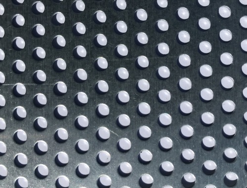 Perforated Metal Sheet With Diagonal Straight Pattern 90 Degrees