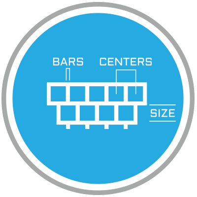 Square Perforations Staggered